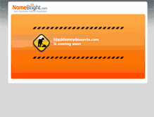 Tablet Screenshot of blackhoneydesserts.com